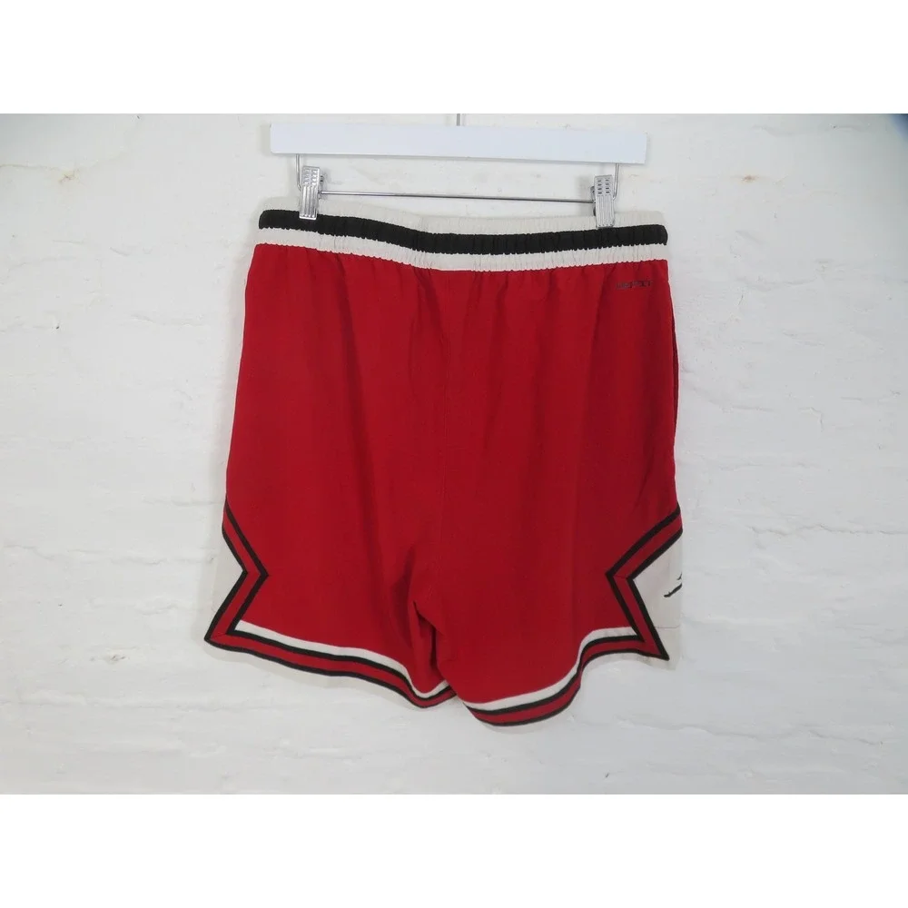 Jordan Basketball Shorts Mens Large Red Dri Fit 7